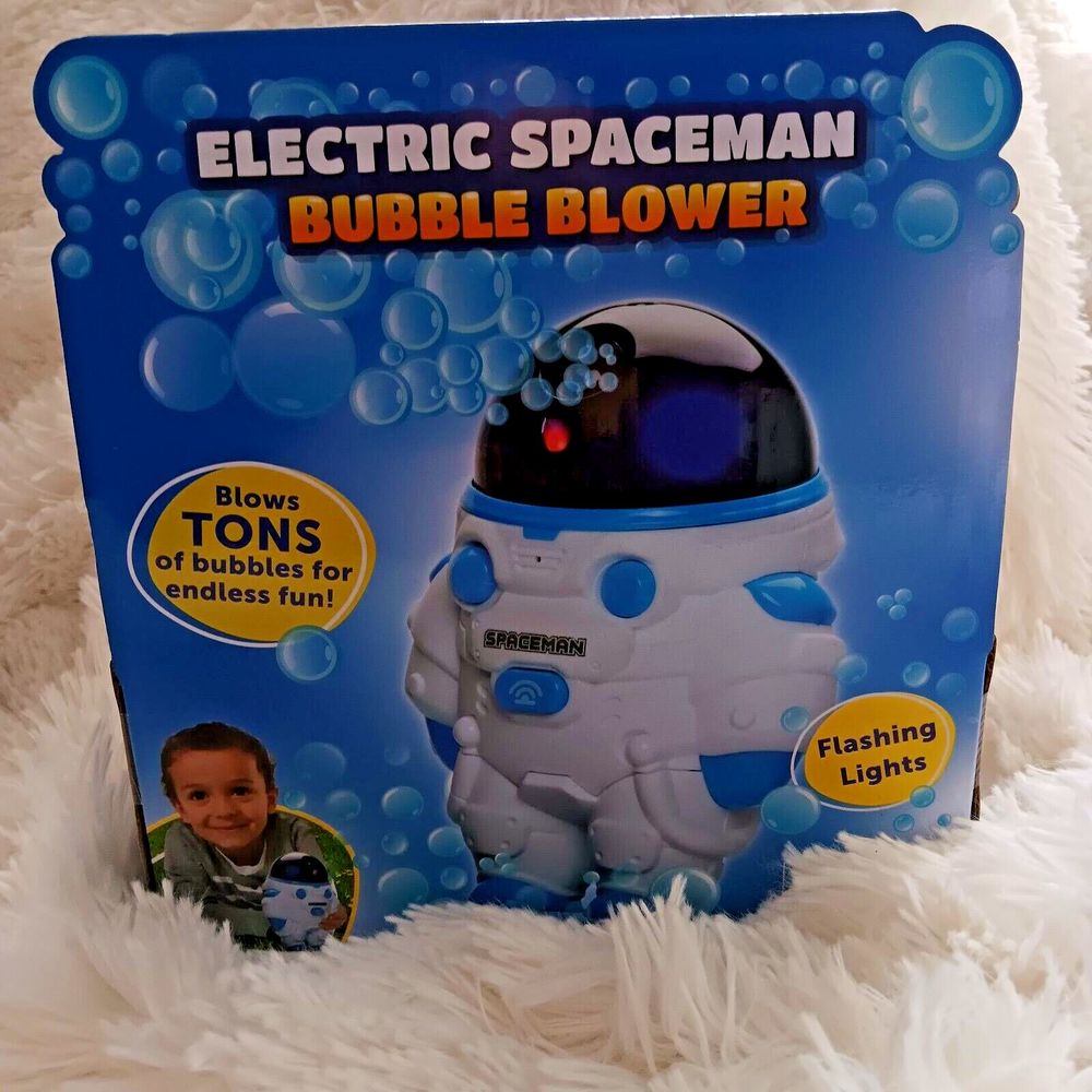 Kid Galaxy Mr. Bubble Double Bubble Blower w/ 4oz. of Bubbles New - Picture 4 of 9